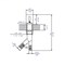 Alfi Brand Polished Chrome Air Gap Cover and Tube for Dishwasher AB2609-PC - alternate 2
